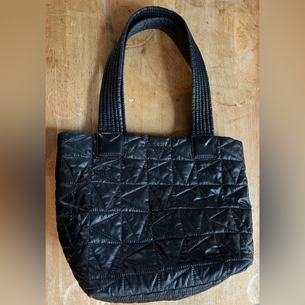 Michael Kors Small Black Winnie Quilted Tote
